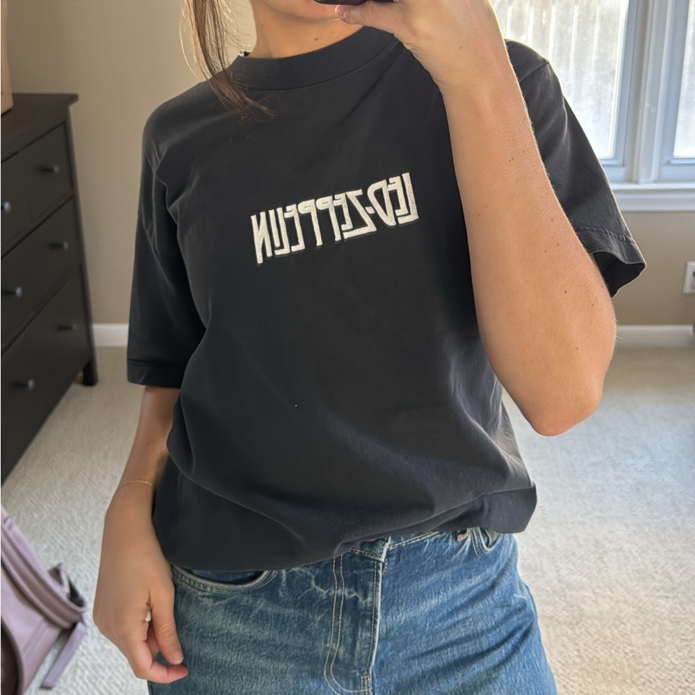 Black Led Zeppelin vintage t-shirt